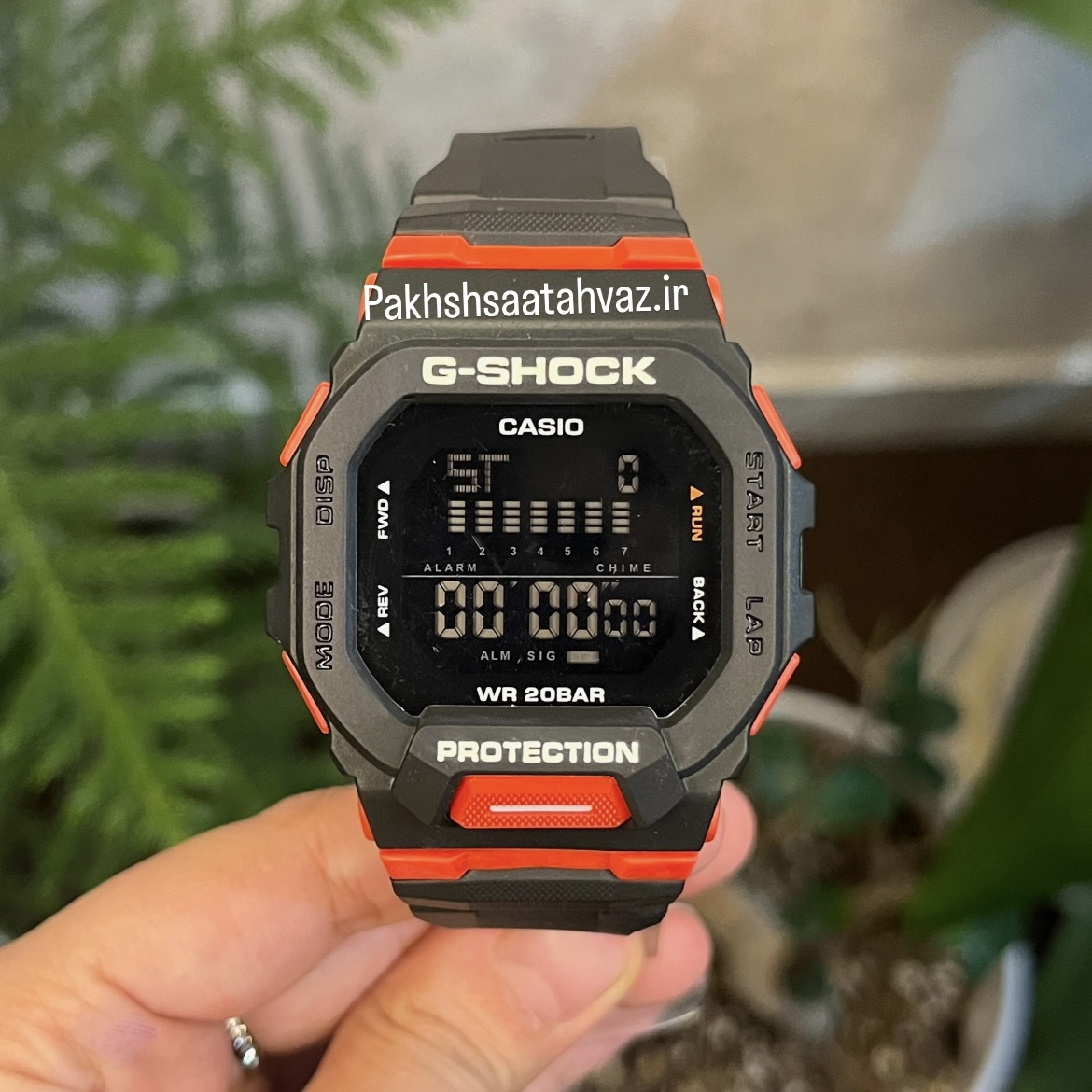 ساعت مچی مردانه کاسیو G-Shock مدل GBD-200SM-1A6DR با بند رزینی نمای ۲