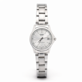ساعت زنانه کاسیو نقره ای صفحه صورتی مدل casio-LS