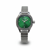 ساعت زنانه کاسیو نقره ای صفحه سبز مدل casio-LS7
