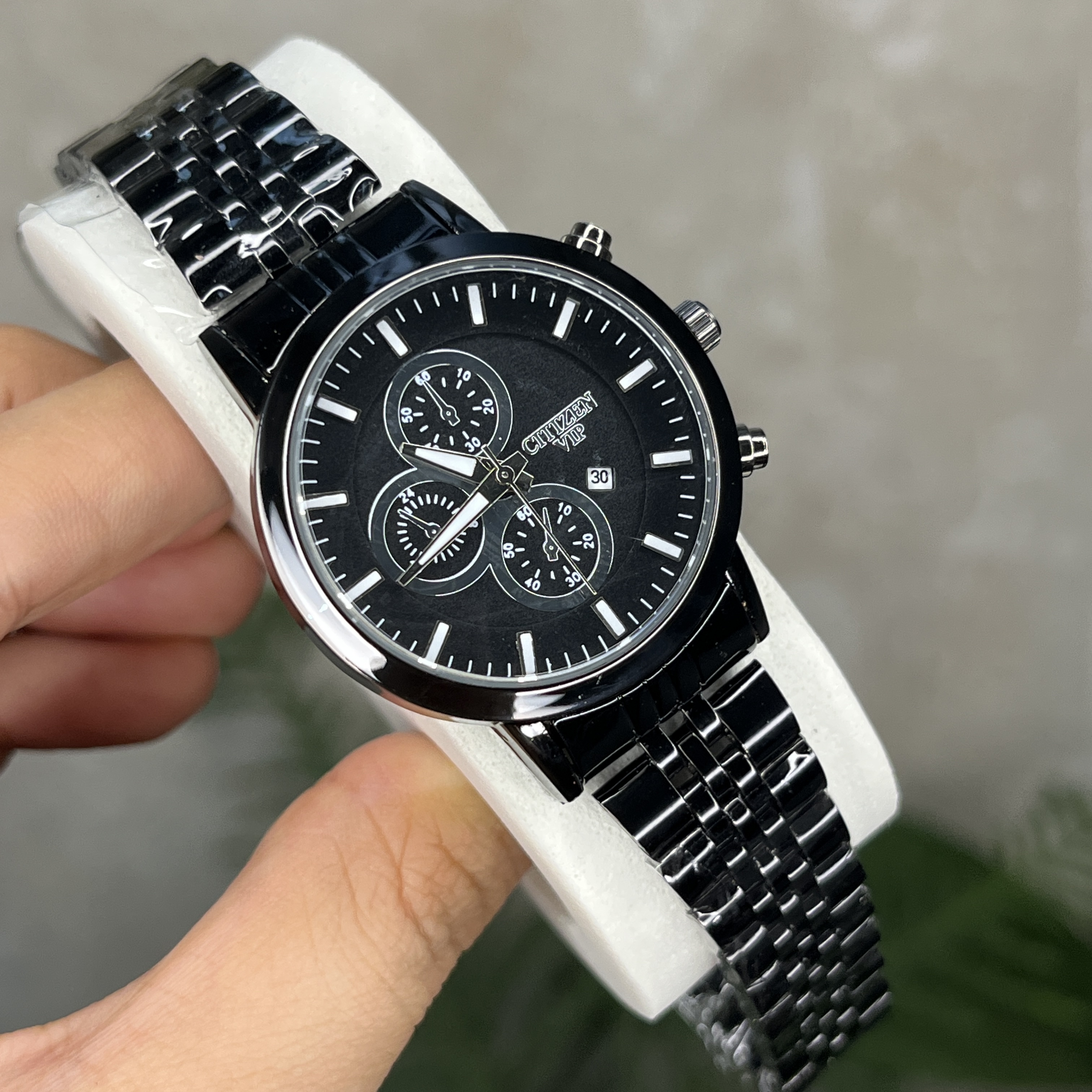 ساعت زنانه سیتیزن مدل کلاسیک تاریخ دار فول بلک (مشکی )