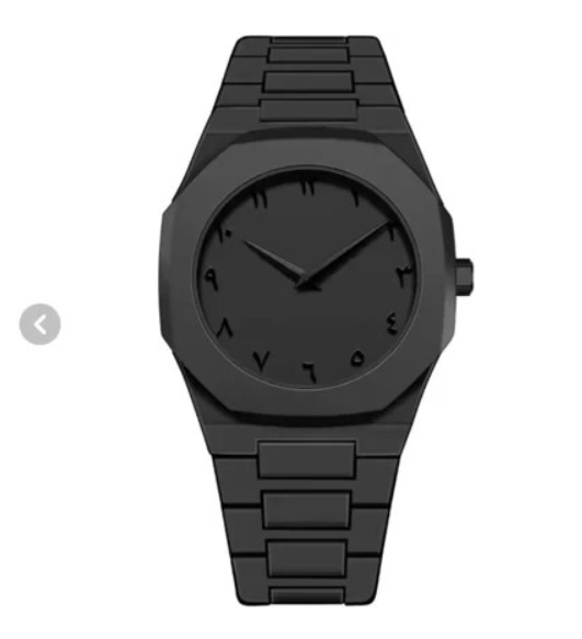 ساعت فول بلک Carbon Number با کارت گارانتی