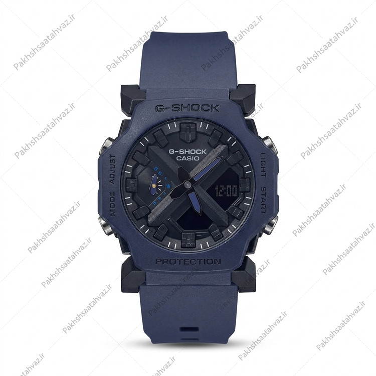 CASIO G-SHOCK GA – 2300 کاسیو جی شاک هیدرولیک دیجیتال بدون کوگ رنگ طوسی روشن
