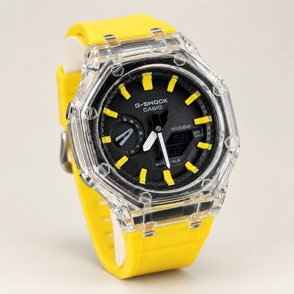 ساعت کاسیو جی شاک GA-2100 G-Shock | مقاوم، ضد ضربه و ضد آب